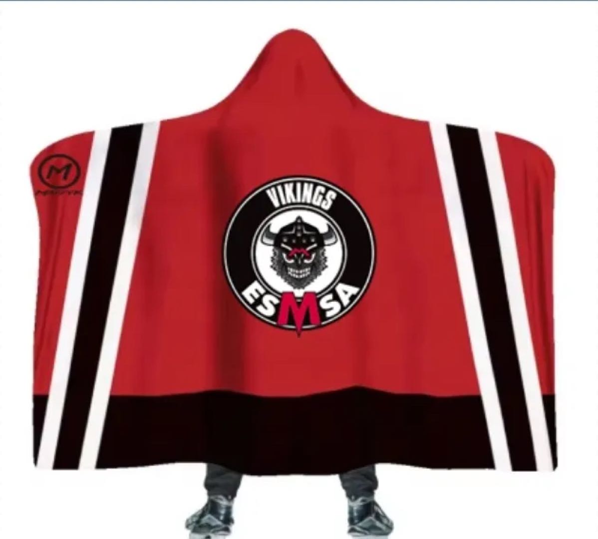 Couverture custom Magyk Team avec capuchon plus logo des vikings
