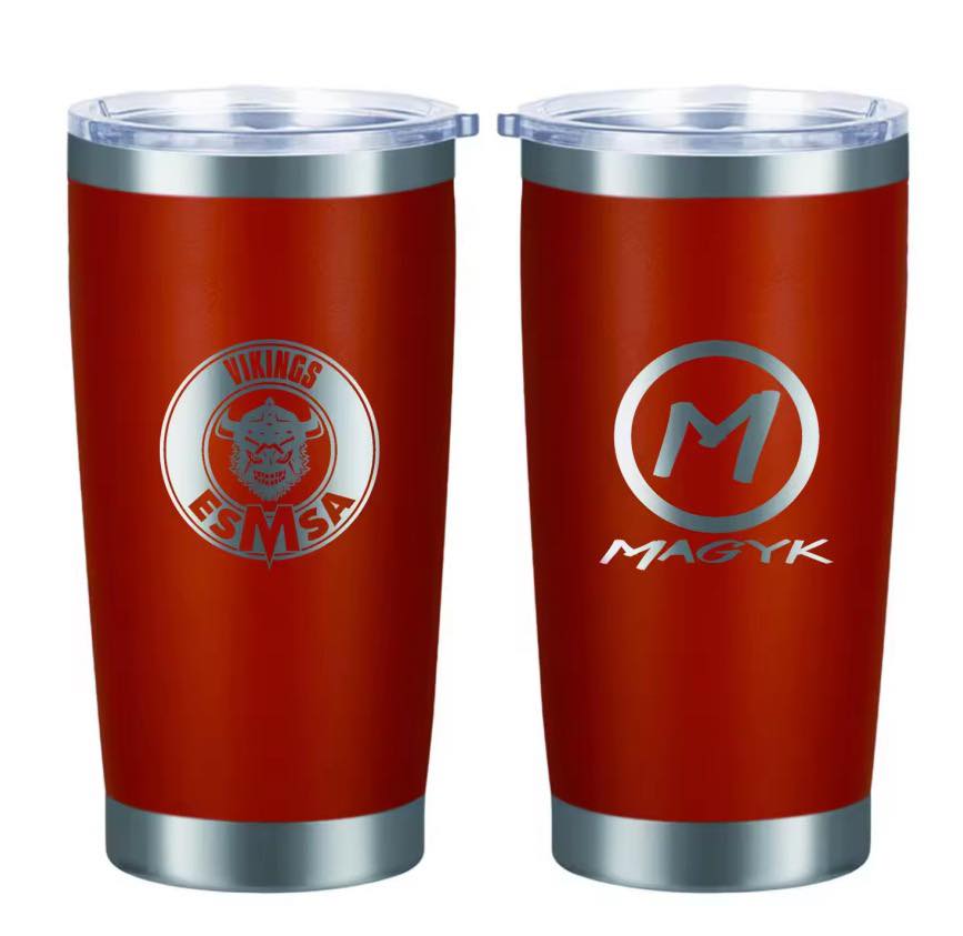 Tasse 20oz de voyage Magyk avec logo des vikings